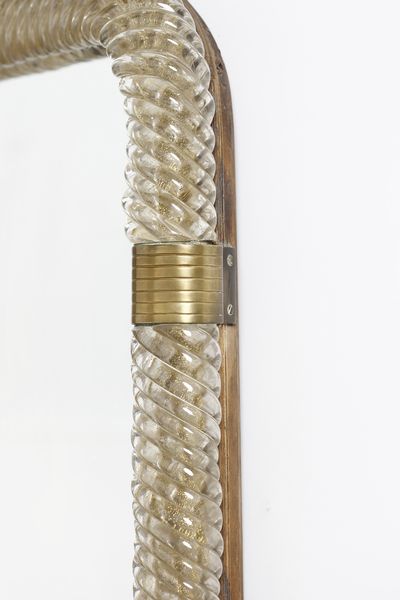 SCARPA CARLO (1906 - 1978) : Importante specchiera per Venini  - Asta Asta 427 | DESIGN E ARTI DECORATIVE DEL NOVECENTO Tradizionale - Associazione Nazionale - Case d'Asta italiane