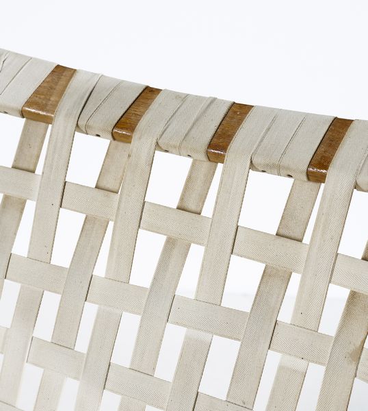 PECORINI GUGLIELMO : Coppia di poltrone da giardino  - Asta Asta 427 | DESIGN E ARTI DECORATIVE DEL NOVECENTO Tradizionale - Associazione Nazionale - Case d'Asta italiane