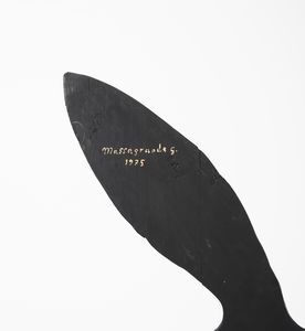 MASSAGRANDE GIOVANNI (1944 - 2017) : Realt Sedia scultura neosimbolista  - Asta Asta 427 | DESIGN E ARTI DECORATIVE DEL NOVECENTO Tradizionale - Associazione Nazionale - Case d'Asta italiane