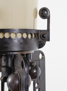 FALLANI ROBERTO  (n. 1937) : Tripode Lampada da terra-scultura  - Asta Asta 427 | DESIGN E ARTI DECORATIVE DEL NOVECENTO Tradizionale - Associazione Nazionale - Case d'Asta italiane