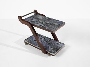 DILDAY HOWARD (1913 - 1993) : attribuito. Carrello a due ripiani  - Asta Asta 427 | DESIGN E ARTI DECORATIVE DEL NOVECENTO Tradizionale - Associazione Nazionale - Case d'Asta italiane