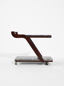 DILDAY HOWARD (1913 - 1993) : attribuito. Carrello a due ripiani  - Asta Asta 427 | DESIGN E ARTI DECORATIVE DEL NOVECENTO Tradizionale - Associazione Nazionale - Case d'Asta italiane