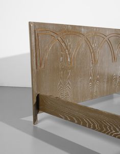 PECORINI GUGLIELMO : Letto matrimoniale  - Asta Asta 427 | DESIGN E ARTI DECORATIVE DEL NOVECENTO Tradizionale - Associazione Nazionale - Case d'Asta italiane