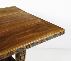 TAVOLARA  EUGENIO  (1901 - 1963) : attribuito. Tavolo  - Asta Asta 427 | DESIGN E ARTI DECORATIVE DEL NOVECENTO Tradizionale - Associazione Nazionale - Case d'Asta italiane