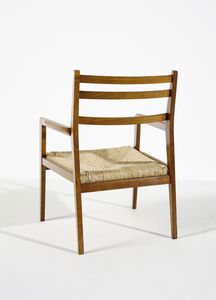 PONTI GIO (1891 - 1979) : Coppia di poltroncine  - Asta Asta 427 | DESIGN E ARTI DECORATIVE DEL NOVECENTO Tradizionale - Associazione Nazionale - Case d'Asta italiane
