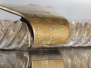 SCARPA CARLO (1906 - 1978) : Importante specchiera per Venini  - Asta Asta 427 | DESIGN E ARTI DECORATIVE DEL NOVECENTO Tradizionale - Associazione Nazionale - Case d'Asta italiane