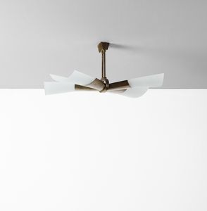 INGRAND MAX (1908 - 1969) : Lampada a sospensione per Fontana Arte  - Asta Asta 427 | DESIGN E ARTI DECORATIVE DEL NOVECENTO Tradizionale - Associazione Nazionale - Case d'Asta italiane