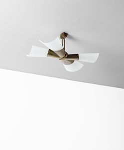 INGRAND MAX (1908 - 1969) : Lampada a sospensione per Fontana Arte  - Asta Asta 427 | DESIGN E ARTI DECORATIVE DEL NOVECENTO Tradizionale - Associazione Nazionale - Case d'Asta italiane