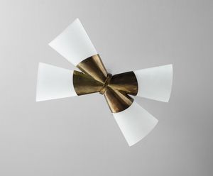 INGRAND MAX (1908 - 1969) : Lampada a sospensione per Fontana Arte  - Asta Asta 427 | DESIGN E ARTI DECORATIVE DEL NOVECENTO Tradizionale - Associazione Nazionale - Case d'Asta italiane