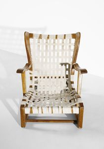 PECORINI GUGLIELMO : Coppia di poltrone da giardino  - Asta Asta 427 | DESIGN E ARTI DECORATIVE DEL NOVECENTO Tradizionale - Associazione Nazionale - Case d'Asta italiane