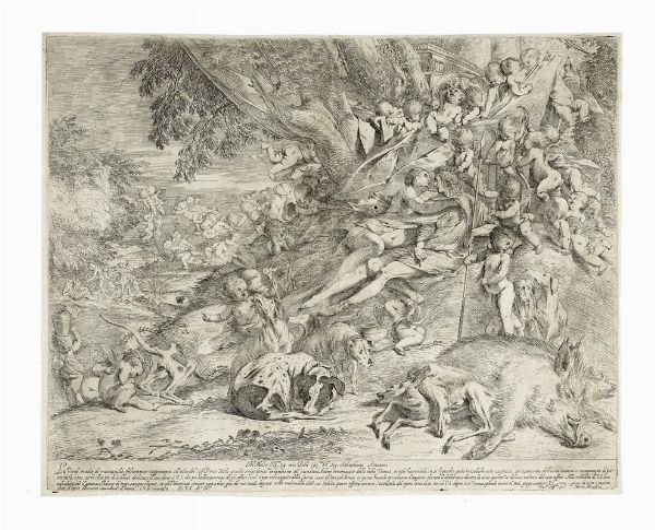 PIETRO TESTA : Venere e Adone.  - Asta Arte Antica, Moderna e Contemporanea [Parte I] - Associazione Nazionale - Case d'Asta italiane