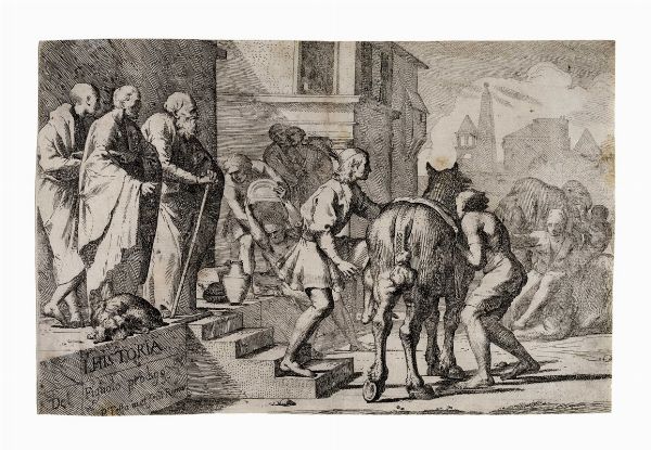 PIETRO TESTA : Il figliuol prodigo.  - Asta Arte Antica, Moderna e Contemporanea [Parte I] - Associazione Nazionale - Case d'Asta italiane