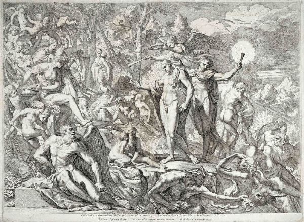 PIETRO TESTA : Il trionfo dell'artista virtuoso al Parnaso.  - Asta Arte Antica, Moderna e Contemporanea [Parte I] - Associazione Nazionale - Case d'Asta italiane