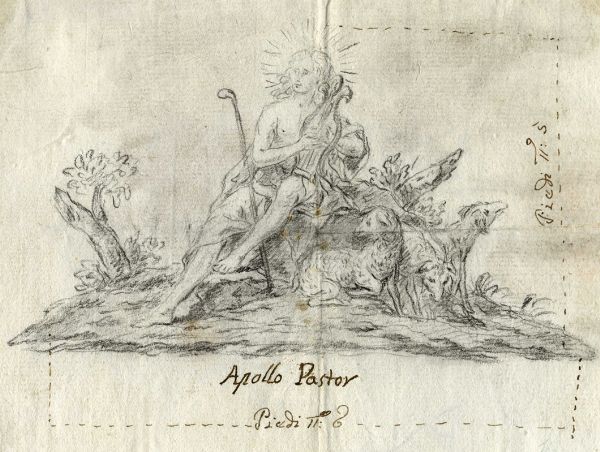 Tre disegni con divinit mitologiche.  - Asta Arte Antica, Moderna e Contemporanea [Parte I] - Associazione Nazionale - Case d'Asta italiane