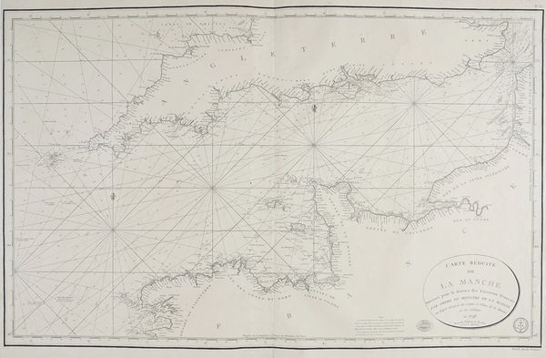 Carte R�duite de La Manche Dress�e pour le Service des Vaisseaux Fran�ais?au D�p�t G�n�ral des Cartes et Plans de la Marine et des Colonies en 1798  - Asta Arte Antica, Moderna e Contemporanea [Parte I] - Associazione Nazionale - Case d'Asta italiane
