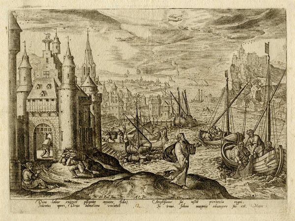 ADRIAEN COLLAERT : Emblemata Evangelica Ad XII signa coelestia sive totidem ani menses accomodata:...  - Asta Arte Antica, Moderna e Contemporanea [Parte I] - Associazione Nazionale - Case d'Asta italiane