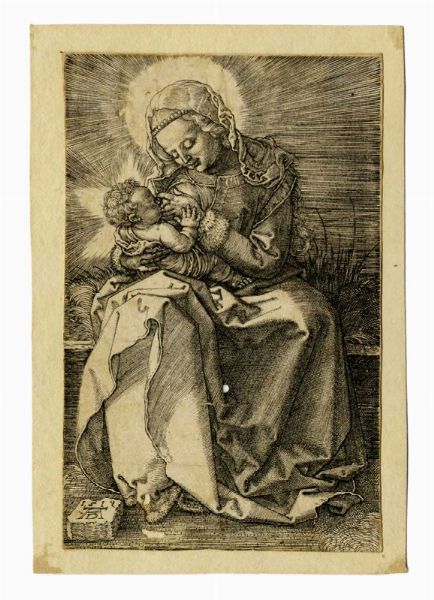 Albrecht Drer : La Vergine che allatta.  - Asta Arte Antica, Moderna e Contemporanea [Parte I] - Associazione Nazionale - Case d'Asta italiane