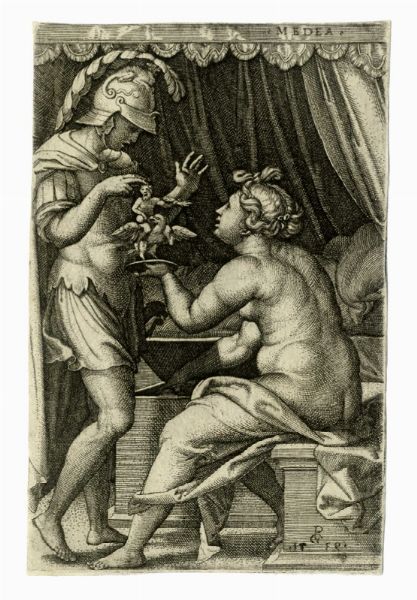 GEORG PENCZ : Medea e Giasone.  - Asta Arte Antica, Moderna e Contemporanea [Parte I] - Associazione Nazionale - Case d'Asta italiane