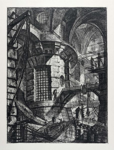 GIOVANNI BATTISTA PIRANESI : La torre rotonda.  - Asta Arte Antica, Moderna e Contemporanea [Parte I] - Associazione Nazionale - Case d'Asta italiane