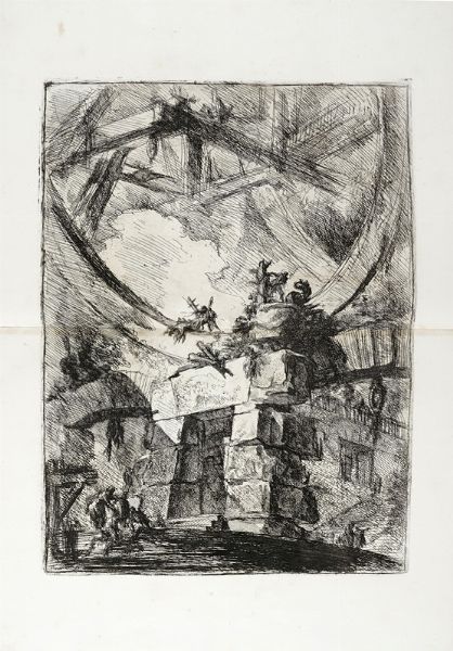 GIOVANNI BATTISTA PIRANESI : Carceri d'invenzione.  - Asta Arte Antica, Moderna e Contemporanea [Parte I] - Associazione Nazionale - Case d'Asta italiane