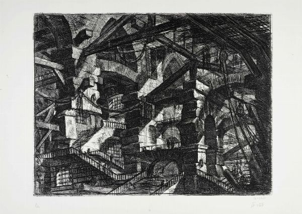 GIOVANNI BATTISTA PIRANESI : L'arco gotico.  - Asta Arte Antica, Moderna e Contemporanea [Parte I] - Associazione Nazionale - Case d'Asta italiane
