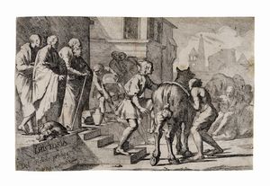 PIETRO TESTA : Il figliuol prodigo.  - Asta Arte Antica, Moderna e Contemporanea [Parte I] - Associazione Nazionale - Case d'Asta italiane