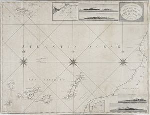 ROBERT BLACHFORD - Blachford's, New Chart of the Madeira & Canary Islands.