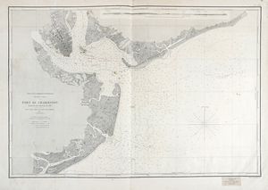 LONGUET KAUTZ - Port de Charleston d'aprs la Carte Amricaine de 1866.