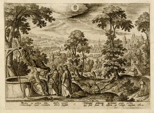 ADRIAEN COLLAERT : Emblemata Evangelica Ad XII signa coelestia sive totidem ani menses accomodata:...  - Asta Arte Antica, Moderna e Contemporanea [Parte I] - Associazione Nazionale - Case d'Asta italiane