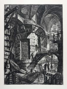 GIOVANNI BATTISTA PIRANESI - La torre rotonda.