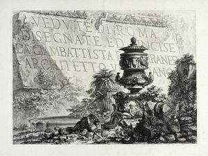 GIOVANNI BATTISTA PIRANESI - Vedute di Roma disegnate ed incise da Giambattista Piranesi Architetto Ve[...]ziano.