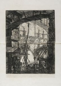 GIOVANNI BATTISTA PIRANESI : Carceri d'invenzione.  - Asta Arte Antica, Moderna e Contemporanea [Parte I] - Associazione Nazionale - Case d'Asta italiane
