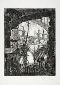 GIOVANNI BATTISTA PIRANESI - La piazza grande.