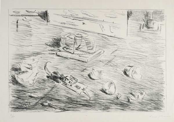 LUIGI FILIPPO TIBERTELLI DE PISIS : Lotto composto di 2 incisioni.  - Asta Arte Antica, Moderna e Contemporanea [Parte II] - Associazione Nazionale - Case d'Asta italiane