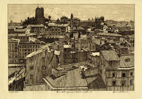 BENVENUTO DISERTORI : Lotto di 3 incisioni a tema Roma.  - Asta Arte Antica, Moderna e Contemporanea [Parte II] - Associazione Nazionale - Case d'Asta italiane