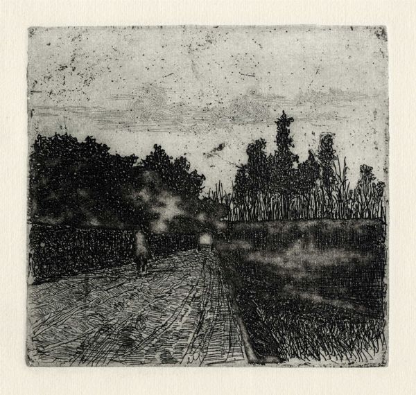 Giovanni Fattori : Viale delle cascine.  - Asta Arte Antica, Moderna e Contemporanea [Parte II] - Associazione Nazionale - Case d'Asta italiane