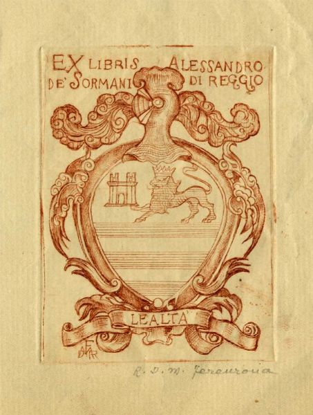 RAOUL DAL MOLIN FERENZONA : Lotto composto di 4 ex libris.  - Asta Arte Antica, Moderna e Contemporanea [Parte II] - Associazione Nazionale - Case d'Asta italiane