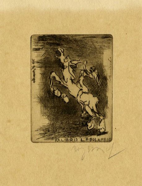 Franco Rognoni : Lotto composto di 7 ex libris.  - Asta Arte Antica, Moderna e Contemporanea [Parte II] - Associazione Nazionale - Case d'Asta italiane