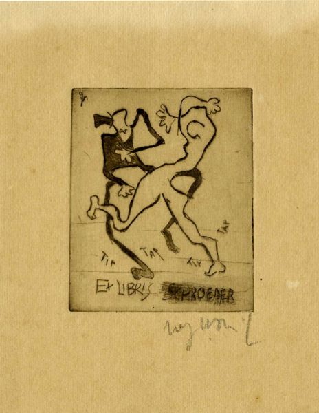 Franco Rognoni : Lotto composto di 7 ex libris.  - Asta Arte Antica, Moderna e Contemporanea [Parte II] - Associazione Nazionale - Case d'Asta italiane