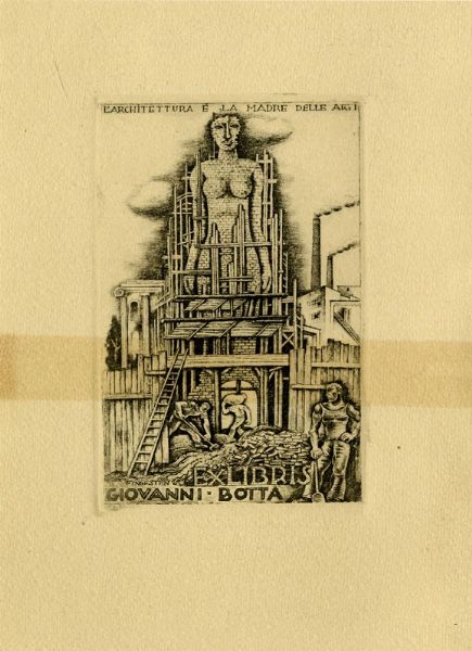 MICHEL FINGESTEN : Lotto composto di 3 ex libris.  - Asta Arte Antica, Moderna e Contemporanea [Parte II] - Associazione Nazionale - Case d'Asta italiane