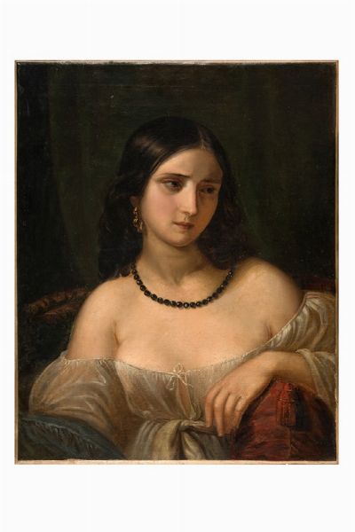 Ritratto di dama.  - Asta Arte Antica, Moderna e Contemporanea [Parte II] - Associazione Nazionale - Case d'Asta italiane