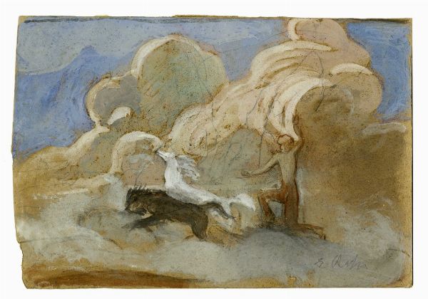 Elisabeth Chaplin : La caduta di Fetonte.  - Asta Arte Antica, Moderna e Contemporanea [Parte II] - Associazione Nazionale - Case d'Asta italiane