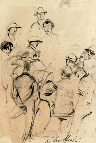 ARTURO CHECCHI : Lotto composto di 24 disegni.  - Asta Arte Antica, Moderna e Contemporanea [Parte II] - Associazione Nazionale - Case d'Asta italiane