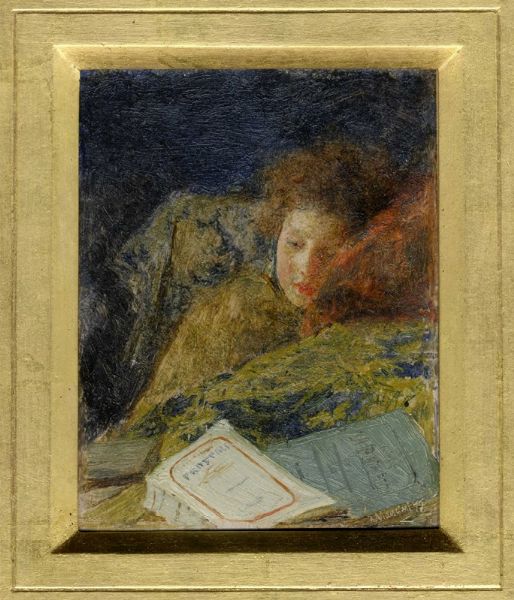 Antonio Mancini : Scugnizzo.  - Asta Arte Antica, Moderna e Contemporanea [Parte II] - Associazione Nazionale - Case d'Asta italiane