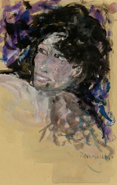 Plinio Nomellini : Lotto composto di 6 disegni.  - Asta Arte Antica, Moderna e Contemporanea [Parte II] - Associazione Nazionale - Case d'Asta italiane