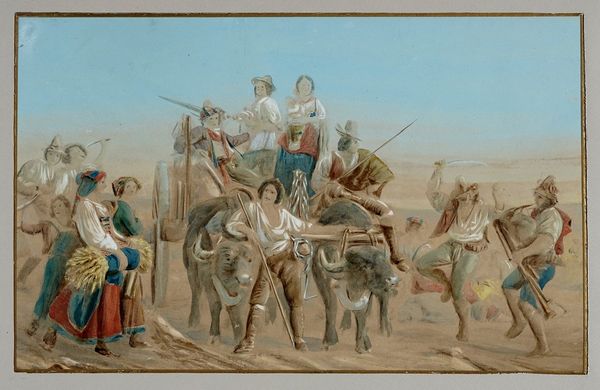 LOUIS LOPOLD ROBERT : Lotto composto di 2 disegni preparatori.  - Asta Arte Antica, Moderna e Contemporanea [Parte II] - Associazione Nazionale - Case d'Asta italiane