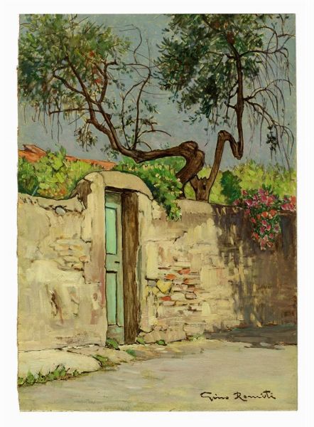 Gino Romiti : La strada.  - Asta Arte Antica, Moderna e Contemporanea [Parte II] - Associazione Nazionale - Case d'Asta italiane