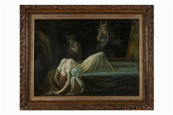 G. ROSSI : L'incubo.  - Asta Arte Antica, Moderna e Contemporanea [Parte II] - Associazione Nazionale - Case d'Asta italiane