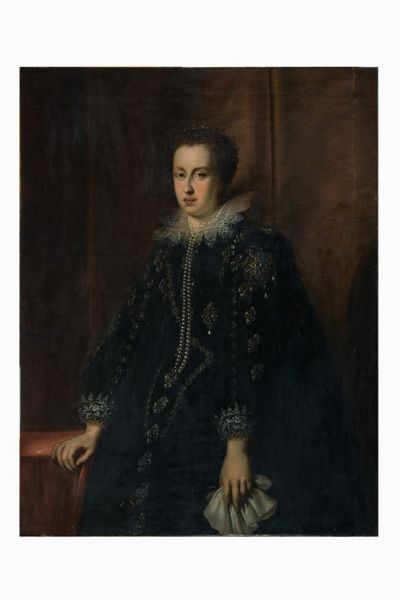 Justus Sustermans : Claudia de' Medici.  - Asta Arte Antica, Moderna e Contemporanea [Parte II] - Associazione Nazionale - Case d'Asta italiane