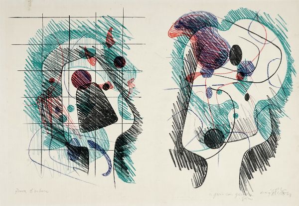 GINO MAROTTA : Volti.  - Asta Arte Antica, Moderna e Contemporanea [Parte II] - Associazione Nazionale - Case d'Asta italiane